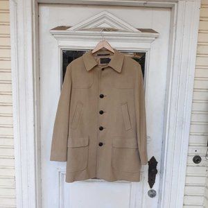 Pendleton Cream Pea Coat - L (Size 42)